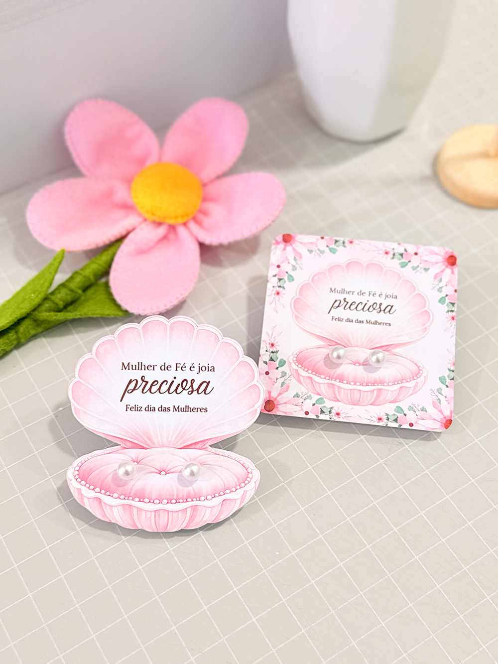 Arquivo Dia da Mulher Card Brinco 1