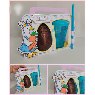 Arquivo Páscoa Caixa Ovo e Copo Twister 