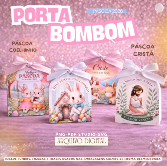 Arquivo Páscoa Porta Sabonete Bombom 1