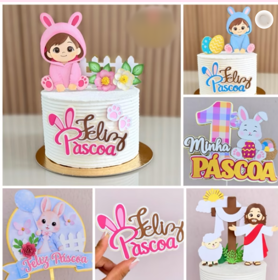 Arquivo Páscoa Topos de Bolo 1