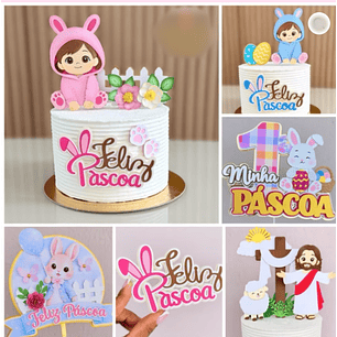 Arquivo Páscoa Topos de Bolo