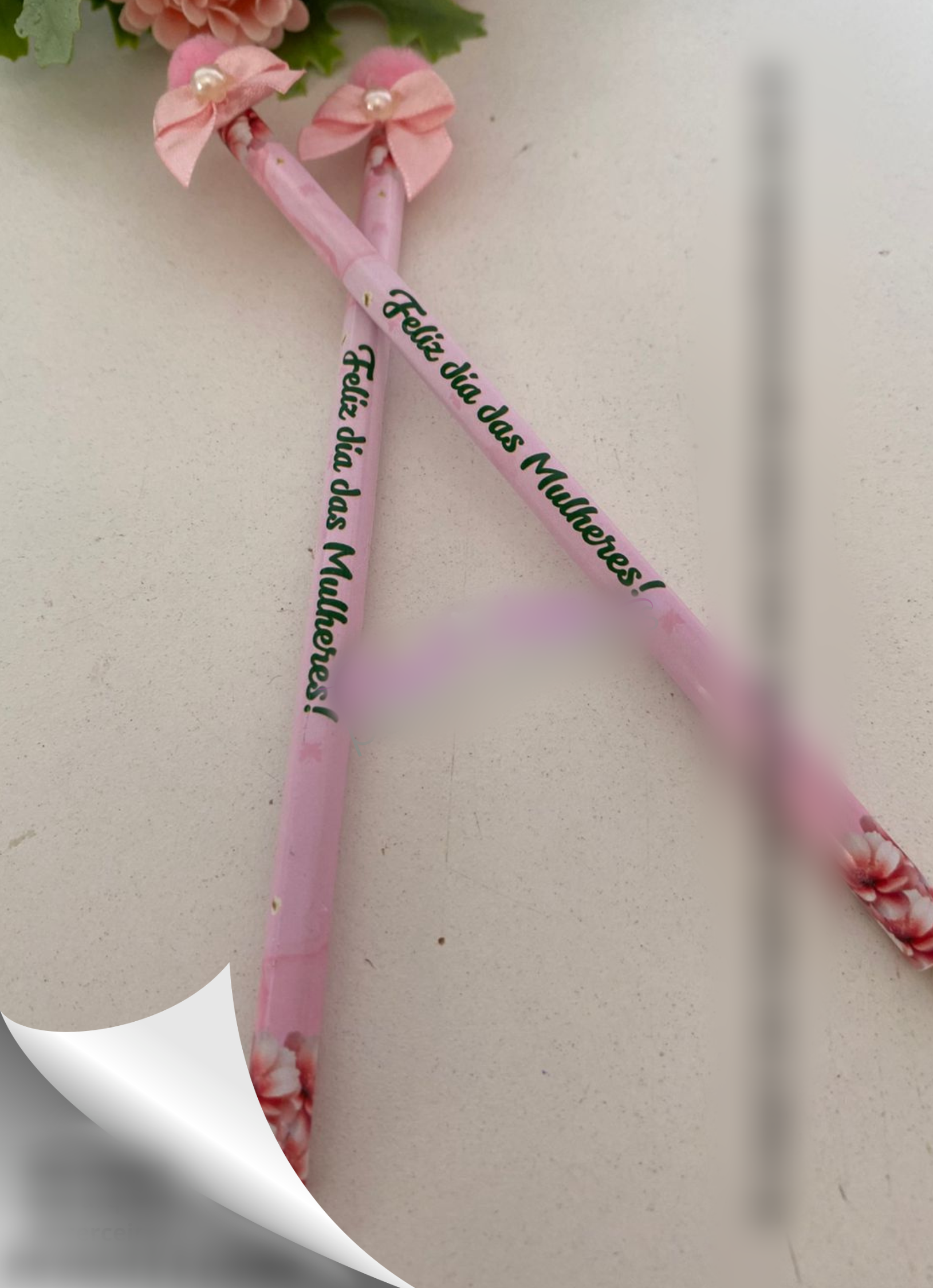 Arquivo Dia da Mulher Adesivo Lápis  1