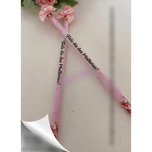 Arquivo Dia da Mulher Adesivo Lápis 