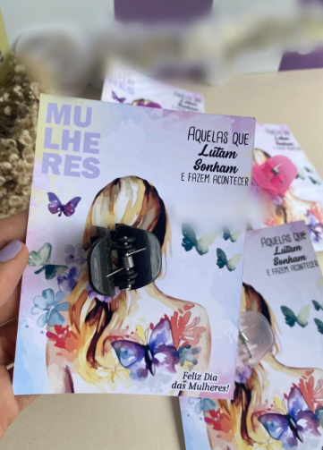 Arquivo Dia da Mulher Cartão Para Presilha 1