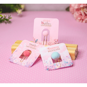 Arquivo Dia da Mulher Card Porta Clipe de Papel 