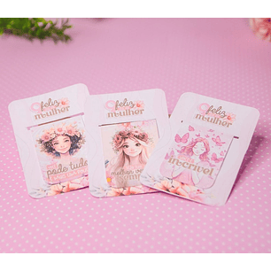 Arquivo Dia da Mulher Marca Página Magnético
