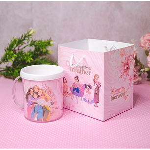 Arquivo Dia da Mulher Sacola Para Caneca 