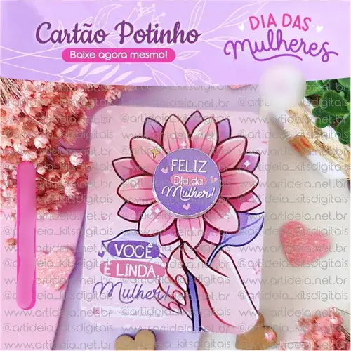 Arquivo Dia da Mulher Cartão Potinho Hidratante  1