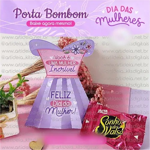 Arquivo Dia da Mulher Porta Bombom 1
