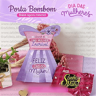 Arquivo Dia da Mulher Porta Bombom