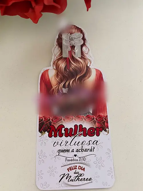 Arquivo Dia da Mulher Card Mini Presilha  1
