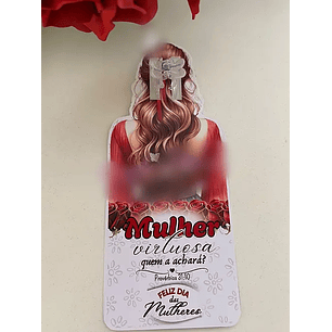 Arquivo Dia da Mulher Card Mini Presilha 