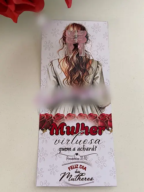 Arquivo Dia da Mulher Card Mini Presilha  1