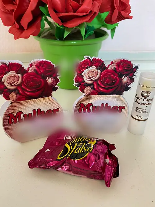 Arquivo Dia da Mulher Card Rosa Vaso 1