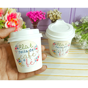 Arquivo Dia da Mulher Adesivo Copo Café 