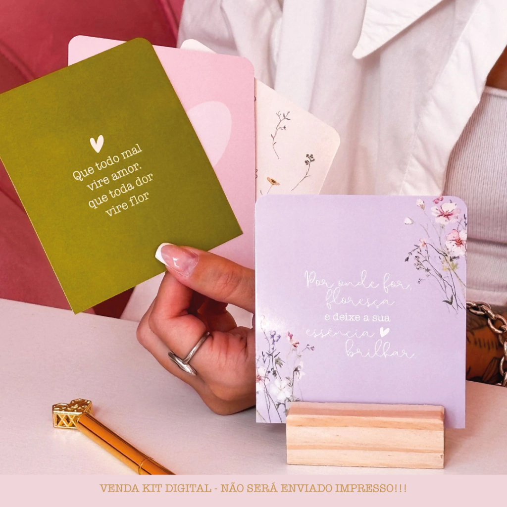 Arquivo Dia da Mulher Kit 4 Cards Frases 1