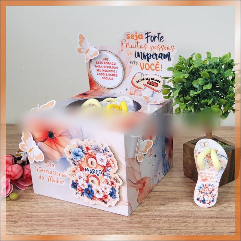 Arquivo Dia da Mulher Dispenser Chinelinho  1