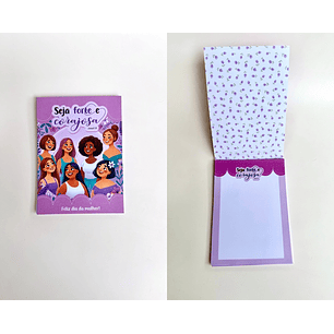 Arquivo Dia da Mulher Bloquinho Capa Flexível 