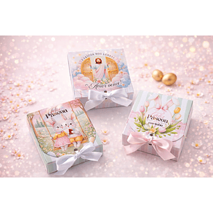 Arquivo Páscoa Caixinha Quadrada Versátil