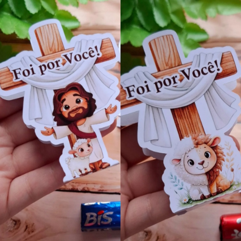 Arquivo Páscoa Porta Bis ou Batom Cruz 1