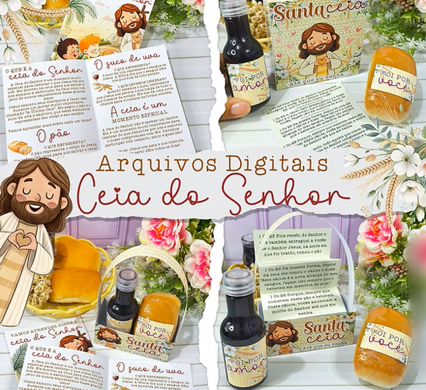 Arquivo Páscoa Kit Aprendendo Sobre a Santa Ceia 1