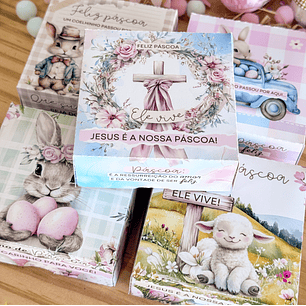 Arquivo Páscoa Caixinha 4 Docinhos 