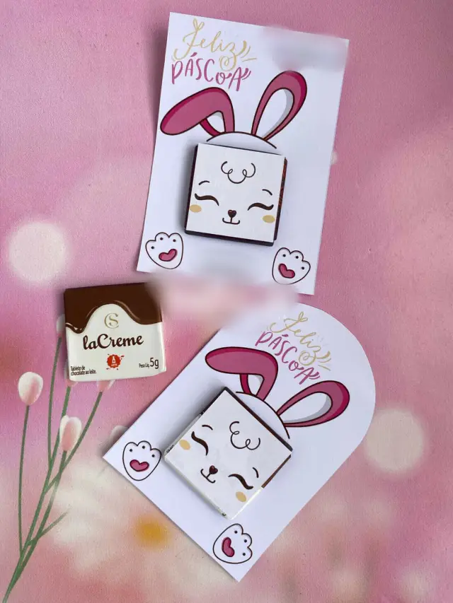 Arquivo Páscoa Cartão para Chocolate  1