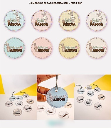 Arquivo Páscoa Tags Redondas  1