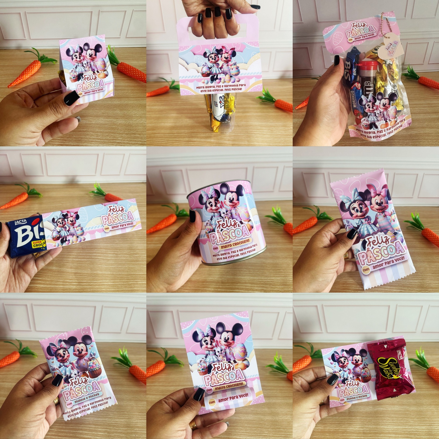 Arquivo Páscoa Combo Minnie e Mickey  1