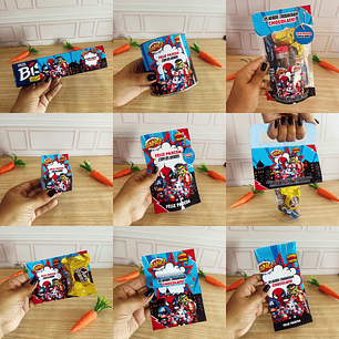 Arquivo Páscoa Combo Heróis 