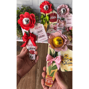 Arquivo Dia da Mulher Cartão Buquê