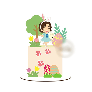 Arquivo Páscoa Topo de Bolo Bosque Encantado 