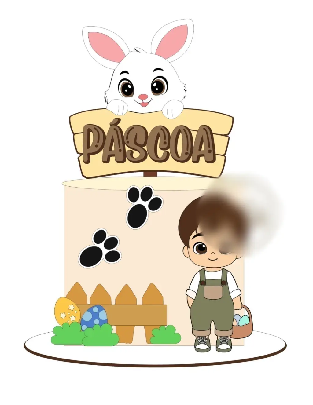 Arquivo Páscoa Topo de Bolo Caça aos Ovinhos 1