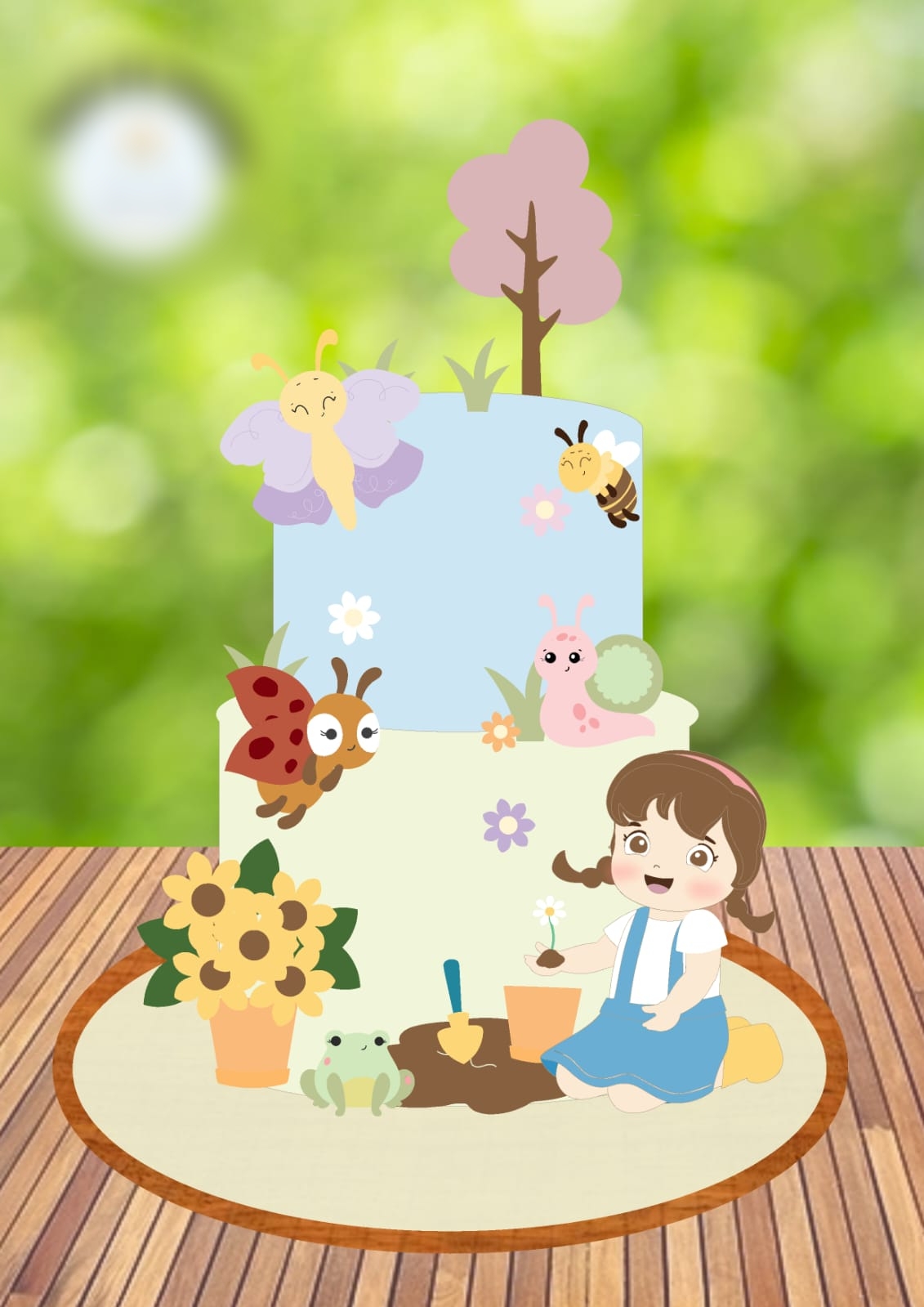 Arquivo Páscoa Topo de Bolo Jardim 1