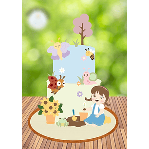 Arquivo Páscoa Topo de Bolo Jardim