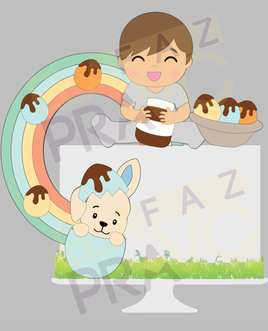 Arquivo Páscoa Topo de Bolo Baby com Nutella 1