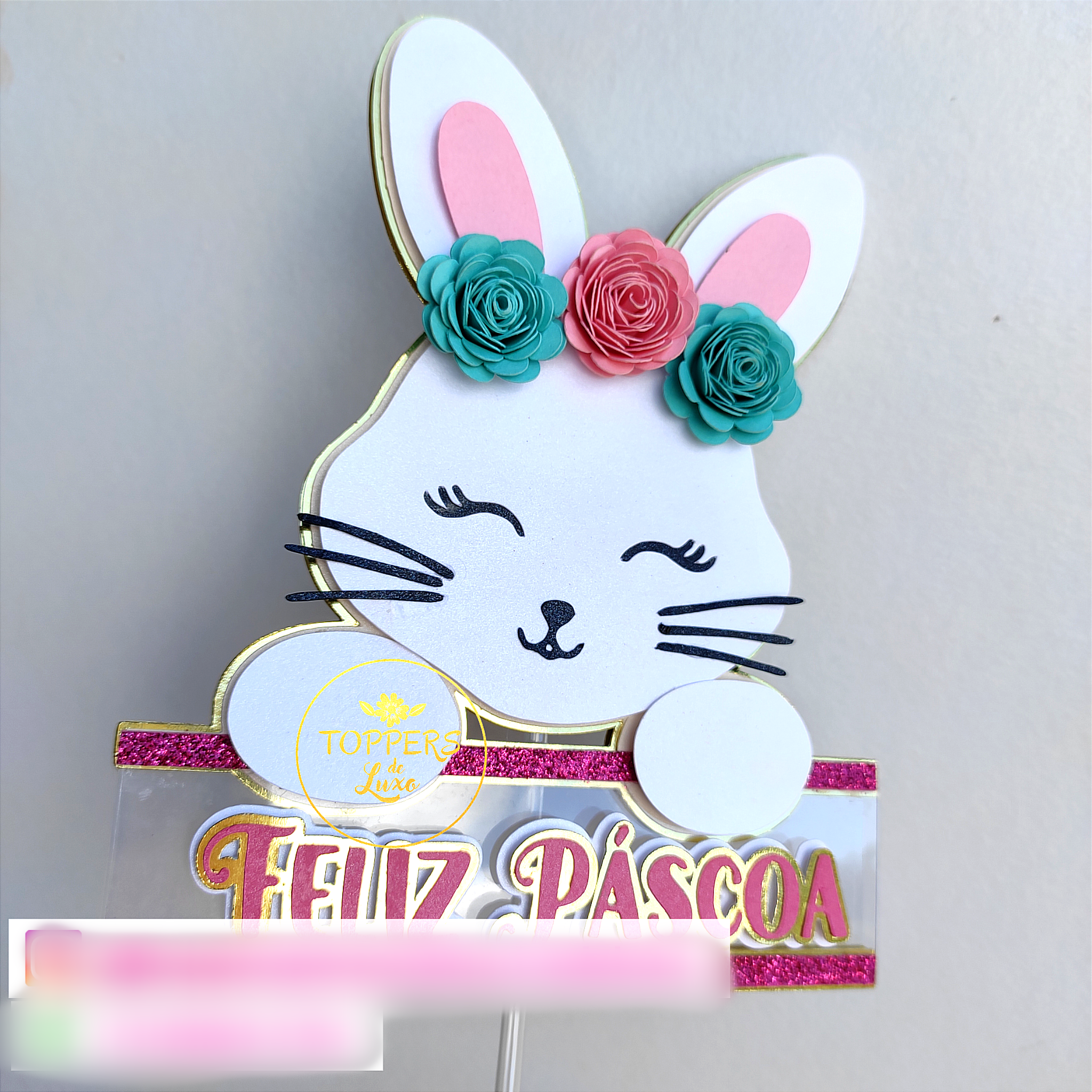 Arquivo Páscoa Topo de Bolo Feliz Páscoa  1