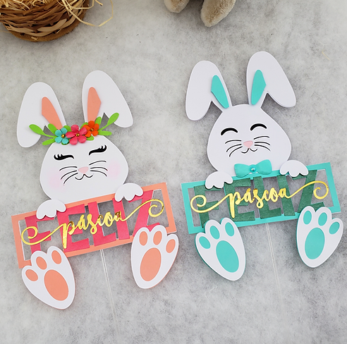 Arquivo Páscoa Topo de Bolo Combo Menina e Menino 1