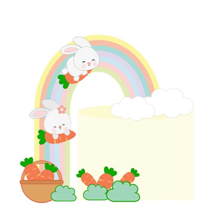 Arquivo Páscoa Topo de Bolo Arco Íris 