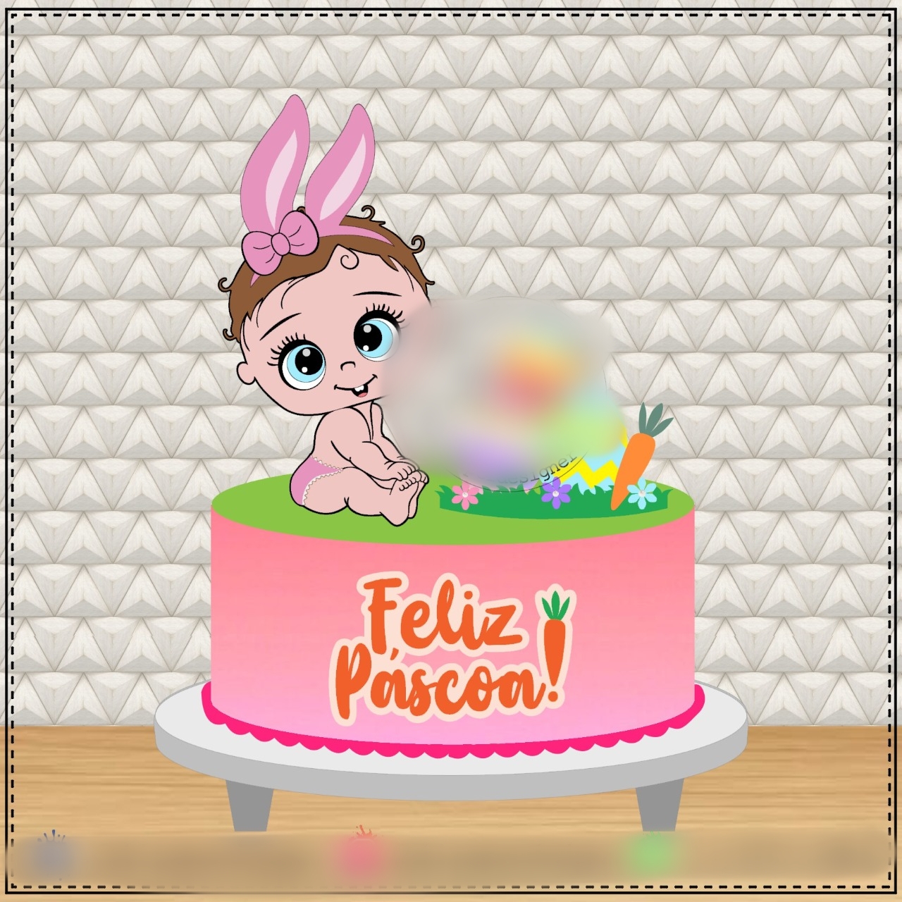 Arquivo Páscoa Topo de Bolo Baby Páscoa  1