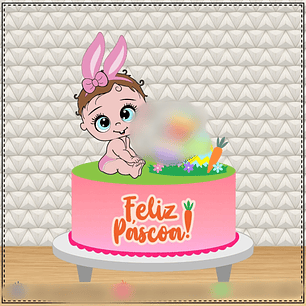Arquivo Páscoa Topo de Bolo Baby Páscoa 