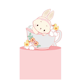 Arquivo Páscoa Topo de Bolo Coelhinho no Banho 