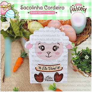Arquivo Páscoa Sacolinha Cordeiro
