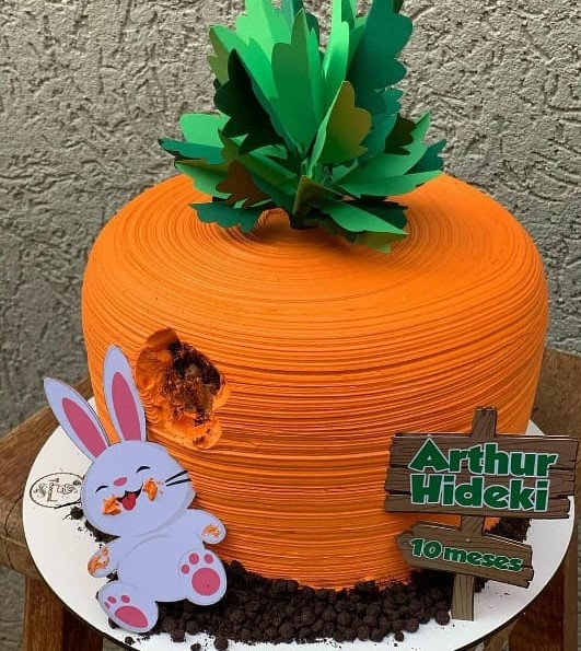 Arquivo Páscoa Topo de Bolo Coelho Guloso  1