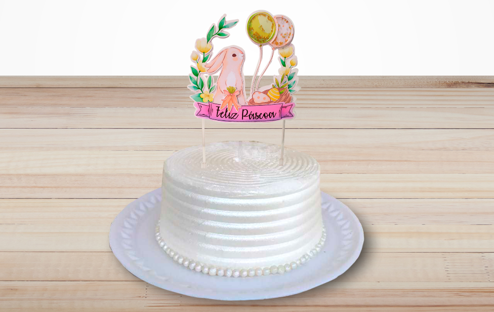 Arquivo Páscoa Topo de Bolo Feliz Páscoa  1