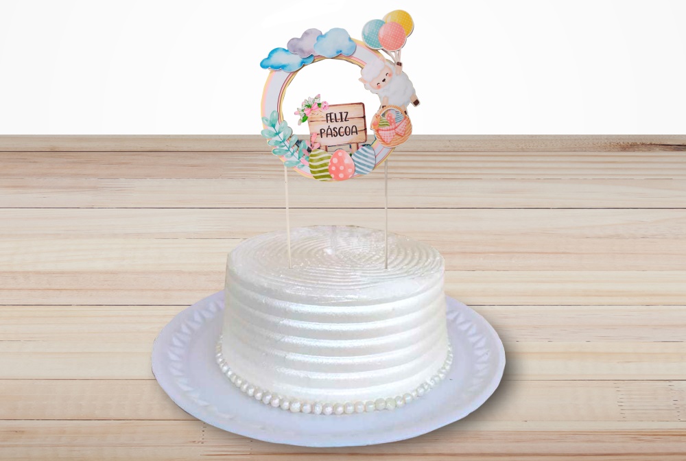 Arquivo Páscoa Topo de Bolo Feliz Páscoa 1