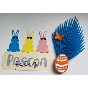 Arquivo Páscoa Topo de Bolo Feliz Páscoa 