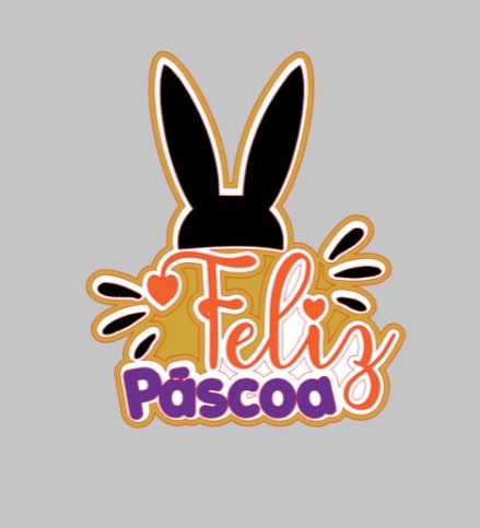 Arquivo Páscoa Topo de Bolo Feliz Páscoa  1