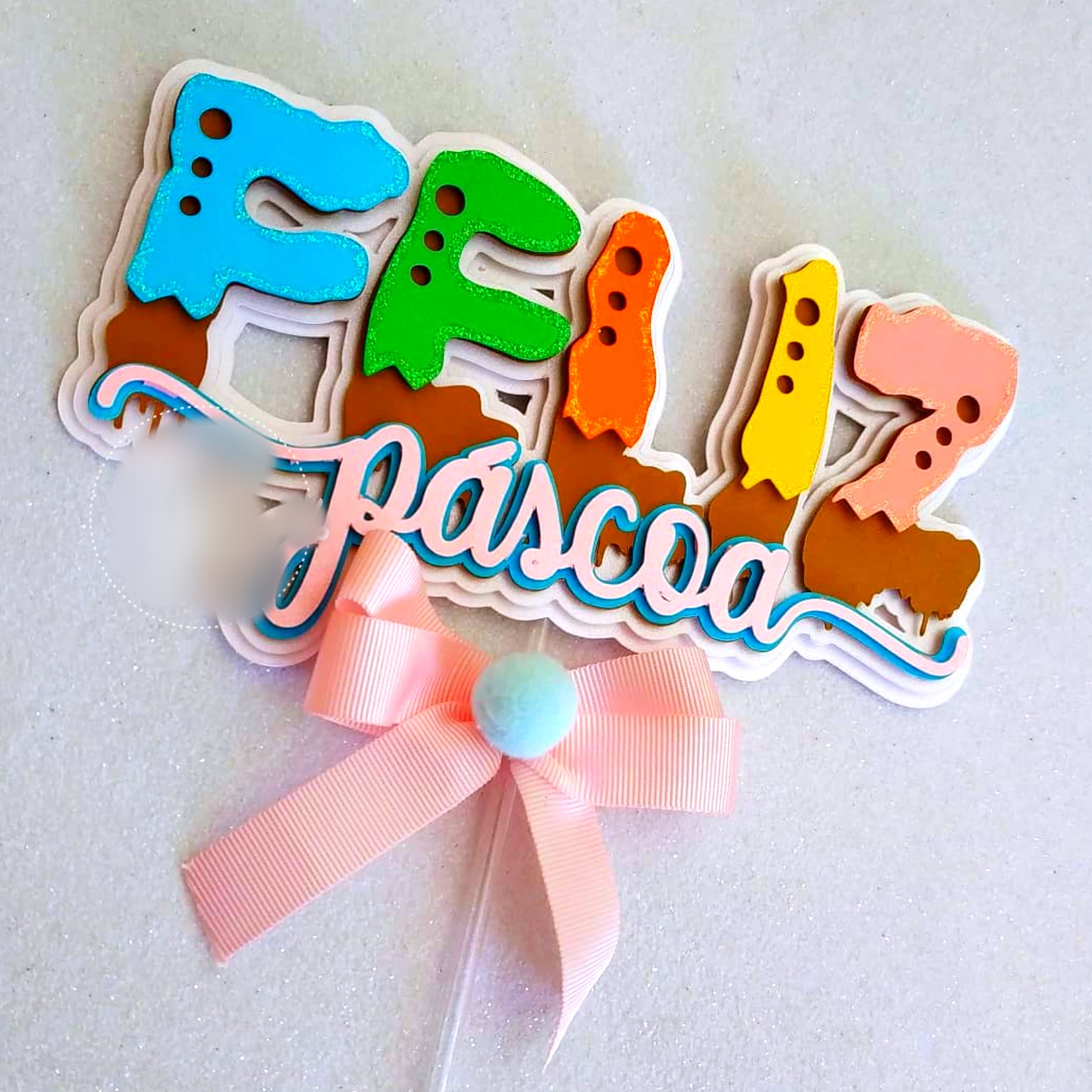 Arquivo Páscoa Topo de Bolo Feliz Páscoa  1