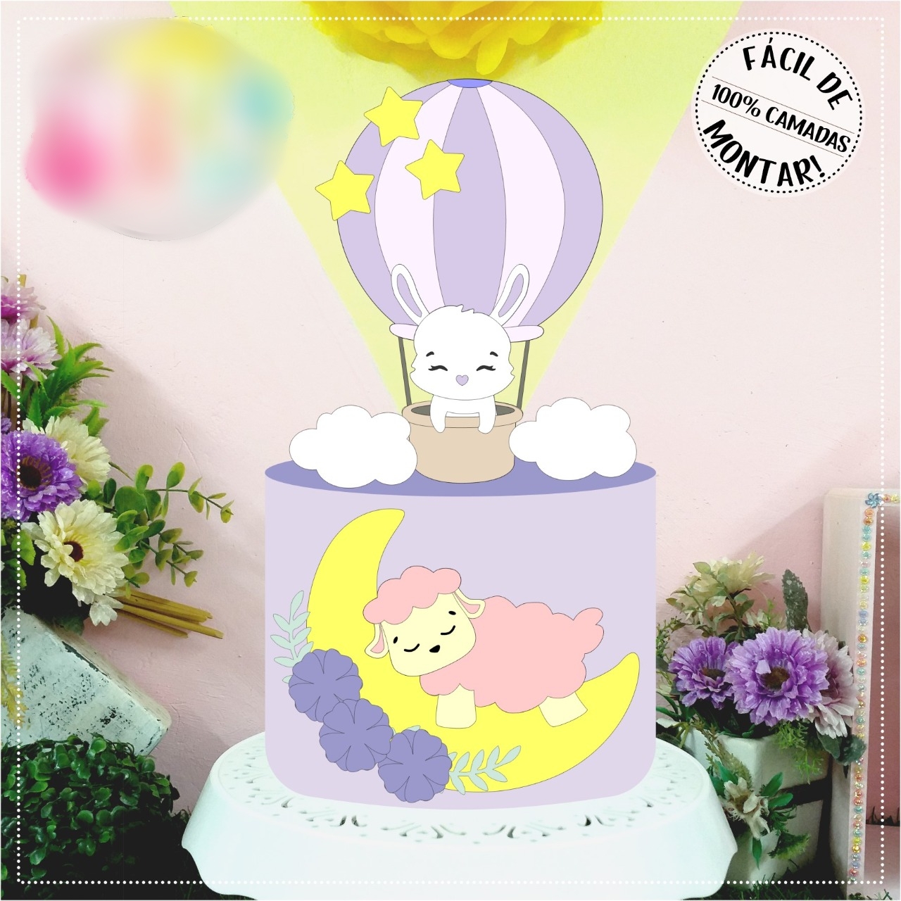 Arquivo Páscoa Topo de Bolo Sonhos de Páscoa  1